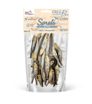 Syta Micha liofilizowany przysmak FREEZY PURE całe Szprotki 100g