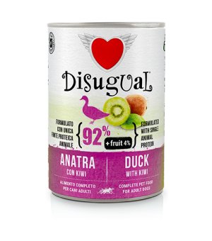 Disugual karma mokra dla psów dorosłych Kaczka z Kiwi 400g