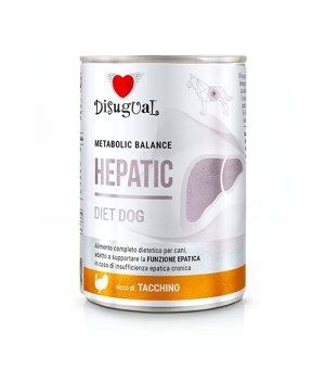 Disugual Veterinary Dog Hepatic Indyk 400g