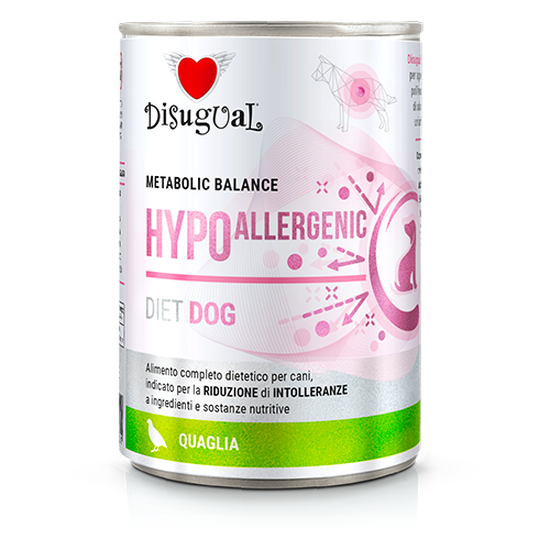Disugual Veterinary Dog Hypoallergenic Przepiórka 400g