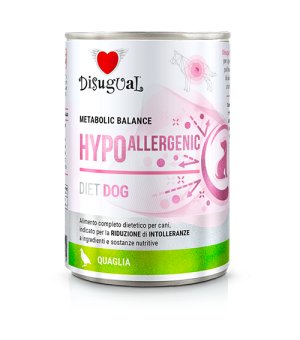 Disugual Veterinary Dog Hypoallergenic Przepiórka 400g