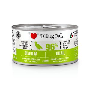 Disugual karma mokra dla psów dorosłych monobiałkowa Przepiórka 150g