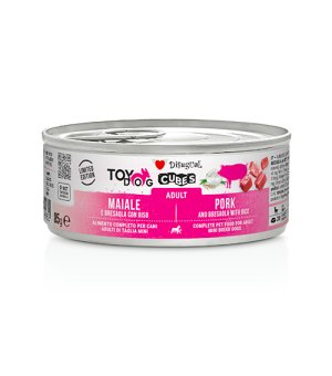 Disugual karma mokra dla psów dorosłych Cubes Wieprzowina z Bresaolą Wołowią i Ryżem 85g