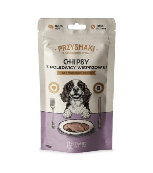 Meat Stuff Przysmaki z Pańskiego Stołu - Chipsy z polędwicy wieprzowej 75g