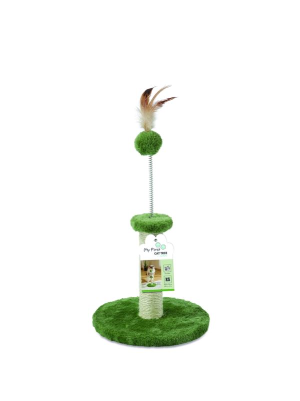 M-PETS Drapakz piórkiem MY FIRST CAT TREE zielony