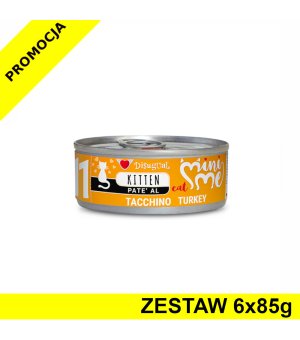Disugual MINI-ME 11 karma mokra dla kociąt Indyk ZESTAW 6x 85g