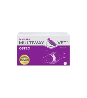 Multiway VET Duocaps OSTEO kapsułki twist-off na stawy dla psów i kotów - blister / 10 kaps.