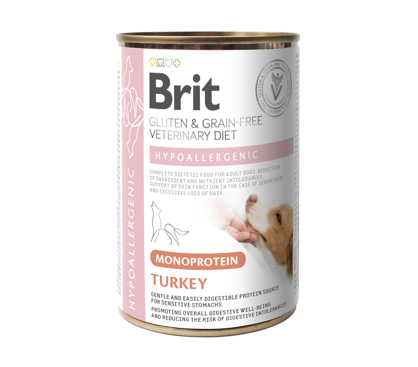 Brit Veterinary Diets Dog MONO Hypoallergenic Indyk 400g