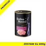 Dolina Noteci karma mokra dla kotów sterylizowanych bogata w Indyka ZESTAW 6x 400g