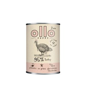 Ollo Pure Puppy karma mokra dla szczeniąt Indyk  400g