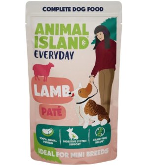 Animal Island Everyday mokra karma dla psa Jagnięcina pasztet 150g