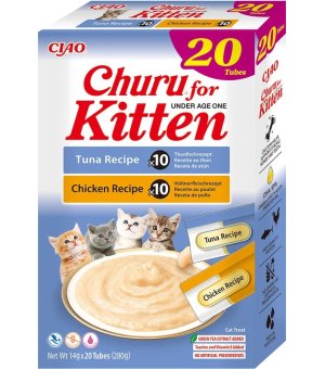 INABA Cat Churu KITTEN VARIETY zestaw musów dla kociąt 20x 14g