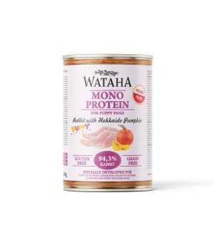 Wataha karma mokra dla szczeniąt MONO Królik z Dynią Hokkaido 400g