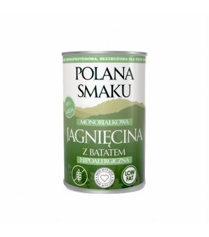 Polana Smaku mokra karma dla psa - Jagnięcina z Batatem 400g