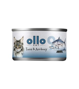 Ollo karma mokra dla kotów dorosłych nr. 9 Tuńczyk i Anchoi 70g