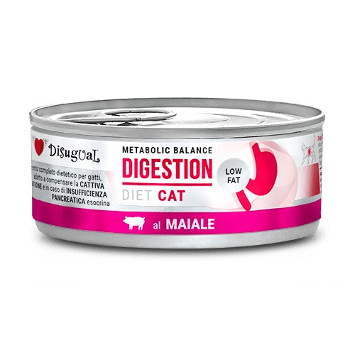 Disugual Veterinary Cat Digestion Low Fat Wieprzowina 85g