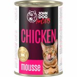 John Dog karma mokra dla kotów dorosłych MUS Kurczak 400g