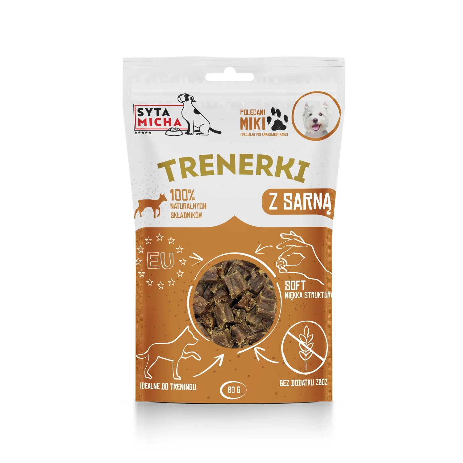 Syta Micha TRENERKI z sarną 80g