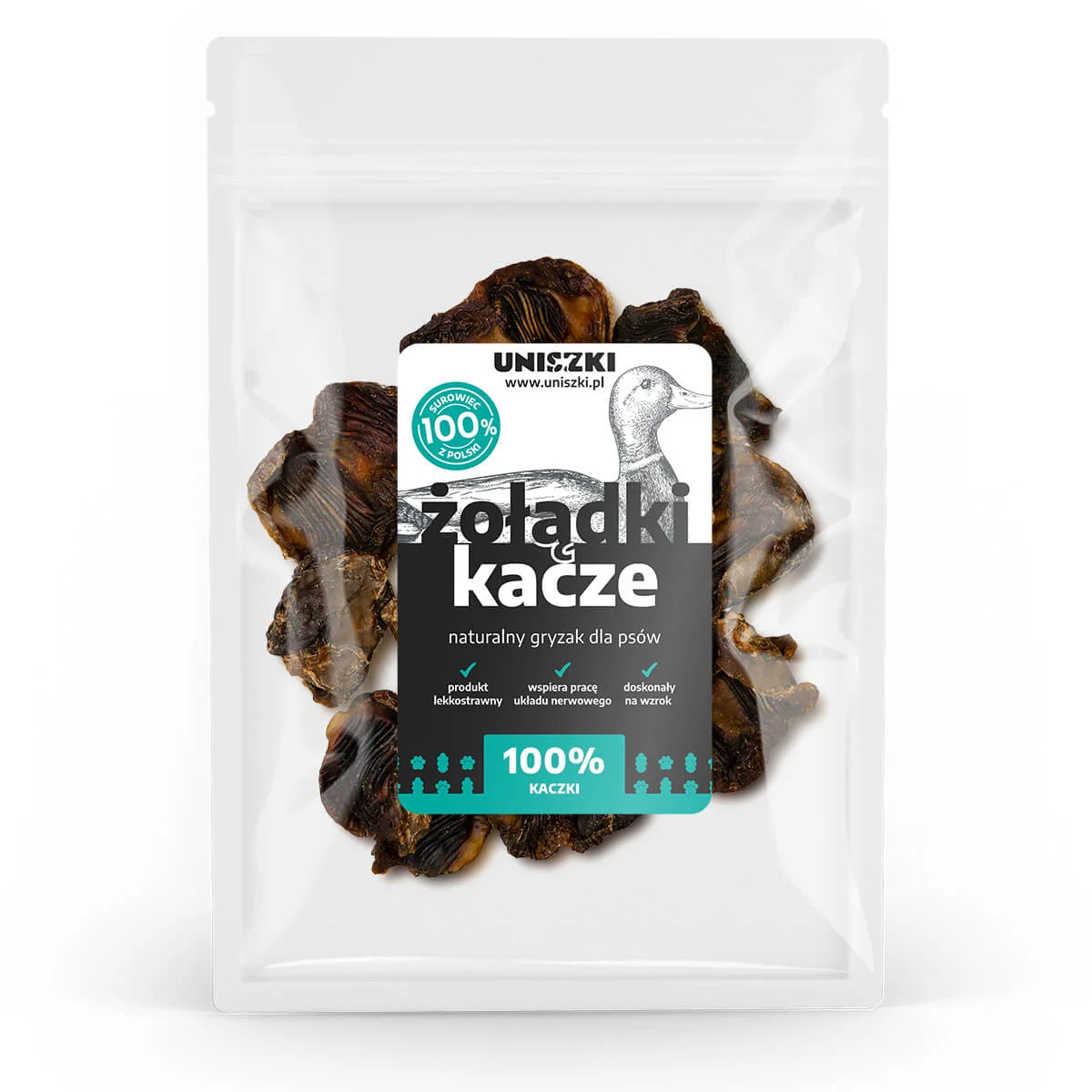 UNISZKI Żołądki Kacze 150g