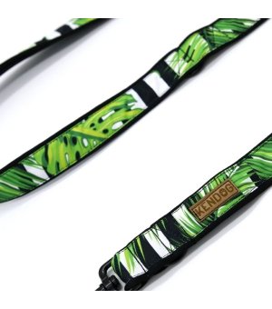 KenDog smycz przepinana handmade Liście Monstera 3cm / 2m