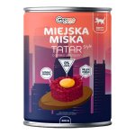 GACZOO Miejska Miska karma mokra dla kota Tatar Wołowy 400g