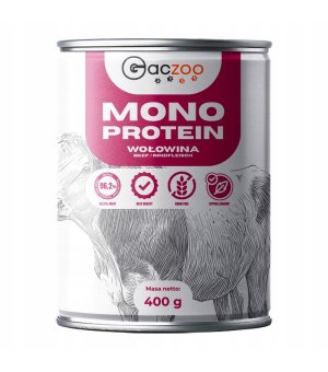 GACZOO Monoproteinowa karma mokra dla psa Wołowina 400g