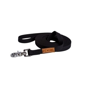 KenDog smycz treningowa PVC/TPU Black 16mm / 5m