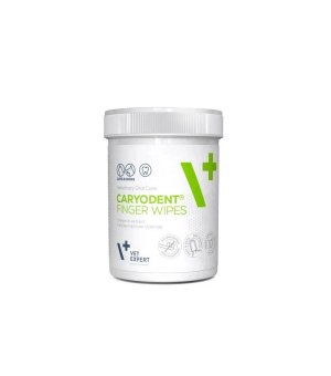 Vet Expert Caryodent Finger Wipes czyściki napalcowe do zębów 50 szt.