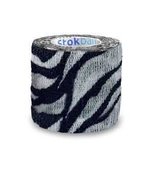 Stokban samoprzylepny bandaż elastyczny 5cm / 4,5m zebra