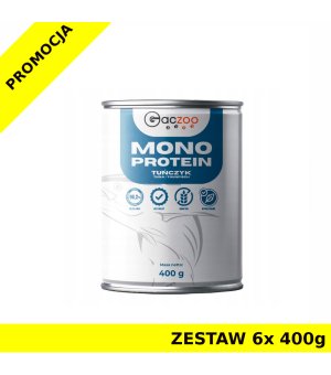 GACZOO Monoproteinowa karma mokra dla psa Tuńczyk ZESTAW 6x 400g