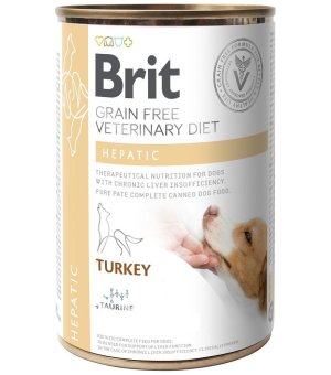 400g - Hepatic - Brit Veterinary Diets - karma mokra weterynaryjna dla psa z chorobami wątroby - NOWA WERSJA