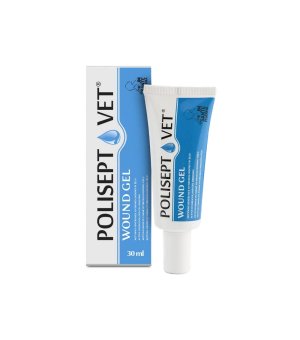 Polisept Vet Wound Gel One - żelowy opatrunek dla psa i kota 30ml 