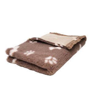 BUBA PET Dry Bed Antypoślizgowy Łapy i Kości Beż 50x37cm