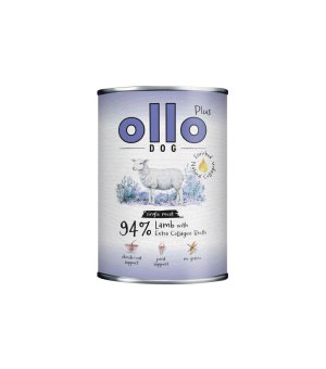 Ollo Plus Kolagen karma mokra dla psów dorosłych Jagnięcina 400g
