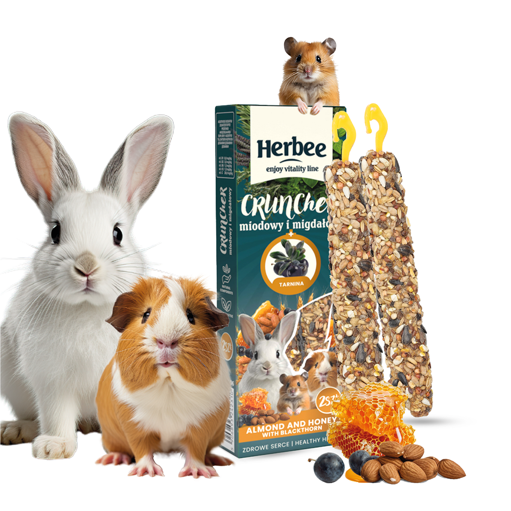 UNIQ PETS HERBEE Kolby Miodowo-Migdałowe z Amarantusem 115g