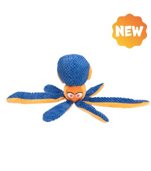 UNIQ PETS Pluszowy Sniffies Granatowa Ośmiornica z piszczałką 43cm