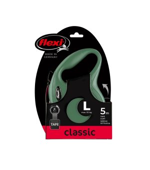 Flexi NEW CLASSIC taśma L 5m - OLIWKOWOZIELONY 