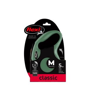Flexi NEW CLASSIC taśma M 5m - OLIWKOWOZIELONY 