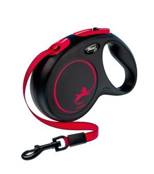 Flexi NEW CLASSIC taśma M 5m - BLACK FIRE