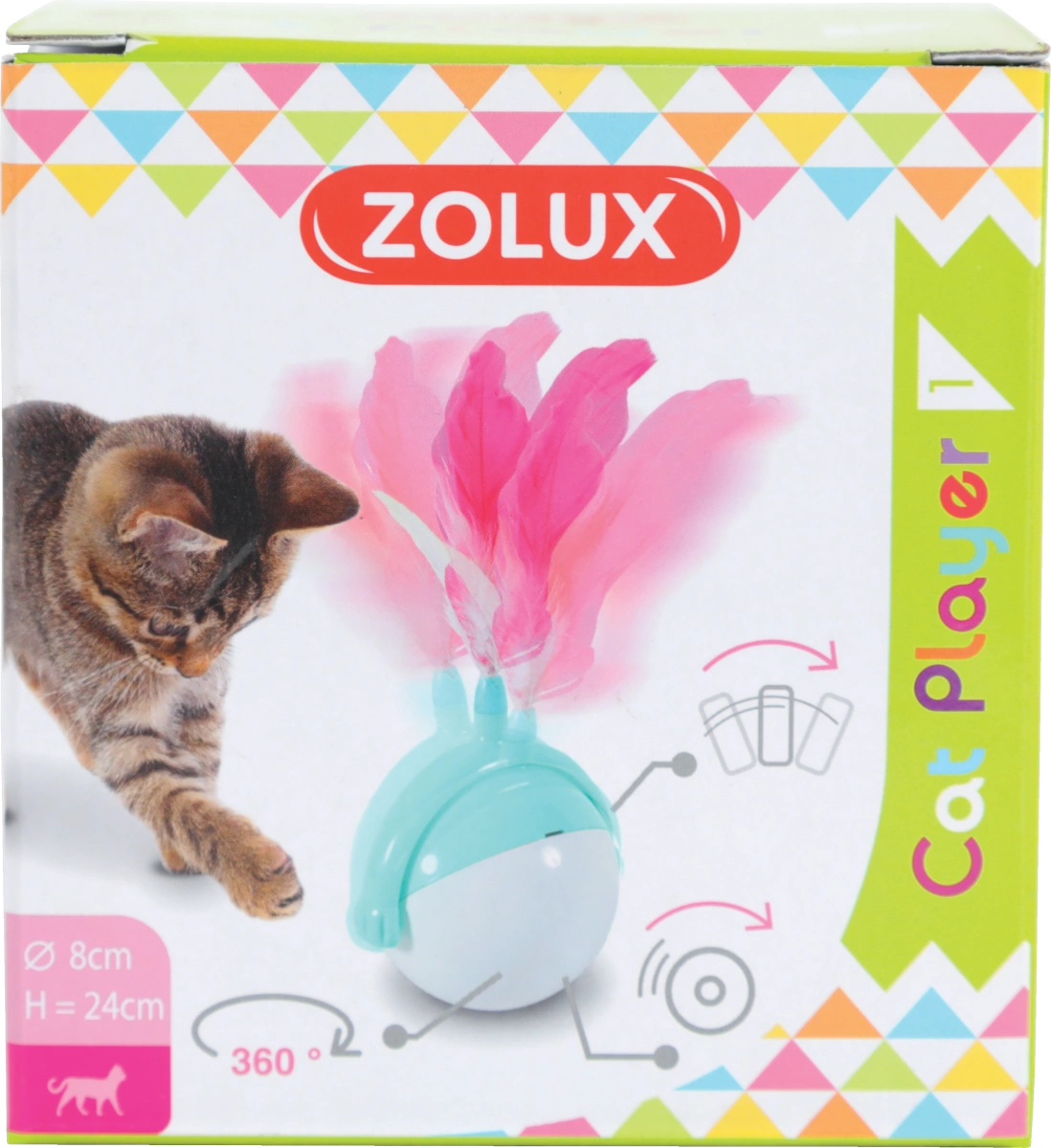 Zolux zabawka interaktywna dla kota Cat Player 1 - 24,5cm