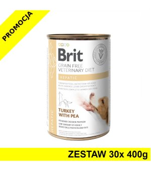 30x 400g - Hepatic - Brit Veterinary Diets - karma mokra weterynaryjna dla psa z chorobami wątroby
