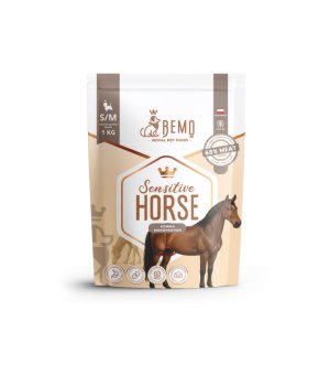BEMO Karma sucha dla psów ras małych i średnich Sensitive Horse S/M 1kg 