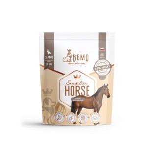 BEMO Karma sucha dla psów ras małych i średnich Sensitive Horse S/M 3kg 