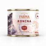 Farma karma mokra dla kota monobiałkowa Konina 200g