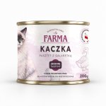 Farma karma mokra dla kota monobiałkowa Kaczka 200g