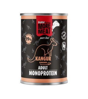BUBA MORE MEAT karma mokra dla psów dorosłych MONO Pure Kangur 400g