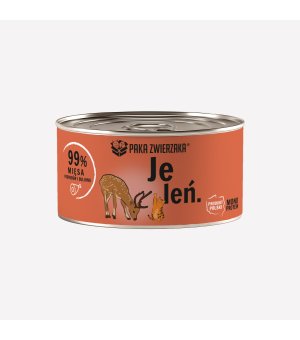Karma Mokra Paka Zwierzaka KOT Jeleń 200g