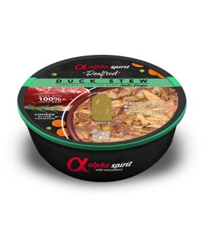 Alpha Spirit mokra karma dla psa Real Food Duck Stew 280g