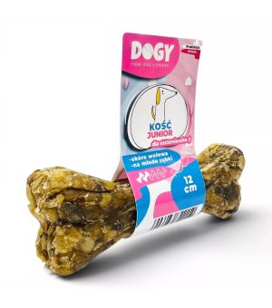 DOGY - Kość dla juniorów ze żwaczem i penisem wołowym 12cm