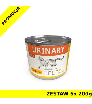 6x 200g - Urinary - Josera Help - dla kota - karma weterynaryjna - na kamienie struwitowe - zestaw